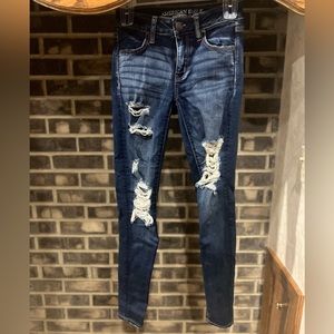 American Eagle Skinny Jeans| Super Stretch Jegging| Size:0